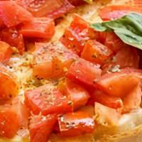 Bruschetta Pomodoro · tomato, red onion, basil drizzled with extra virgin olive oil and a balsamic glaze