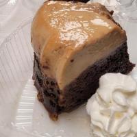 Choco-Flan Cake · ~ home made flan over a layer of rich chocolate cake!