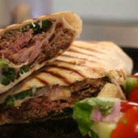 Roast Beef Wrap · Roast beef, cheddar cheese, lettuce, tomato, and Russian dressing on wrap.