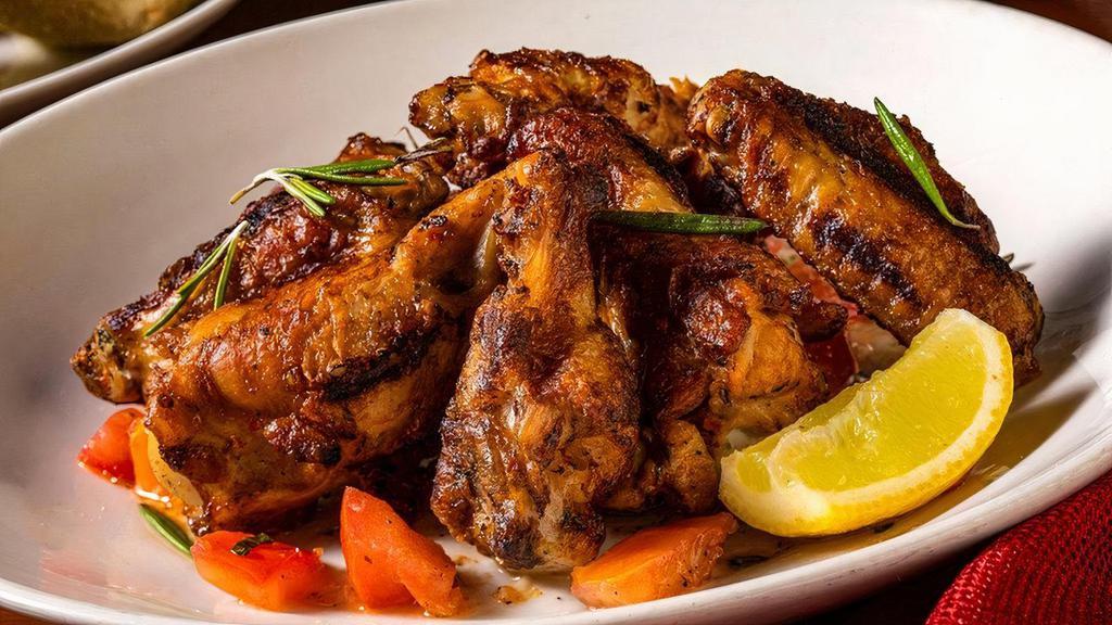 Twice-Baked Brick Oven Tuscan Chicken Wings · .