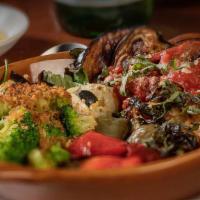 Tuscan Vegetables · Brick-Oven roasted seasonal vegetables.