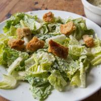 Caesar Salad · Pecorino romano, capers, Caesar dressing, croutons.