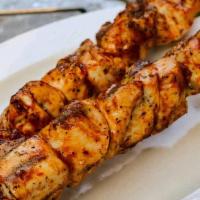 Chicken Shish-Kebab (1 Skewer) · Chicken meat & spices.