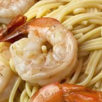Shrimp Scampi Dinner Platter · 
