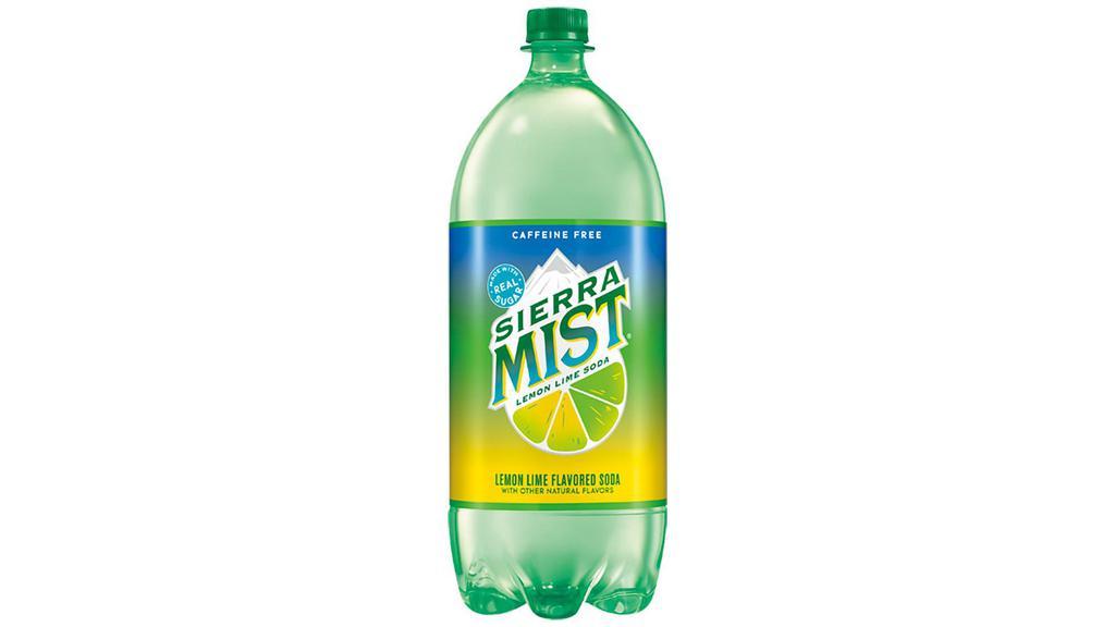 Sierra Mist - 2L Bottle · A light and refreshing, caffeine-free, lemon-lime soda made with real sugar