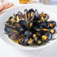 Zuppa Di Cozze · Prince edward island mussels sautéed in marinara or white wine and garlic sauce.
