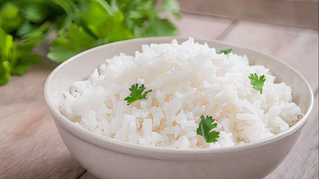 Plain Rice · White basmati rice with aromatic flavor.