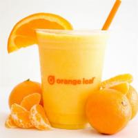 Orange 'N' Cream Smoothie · A delicious blend of orange leaf vanilla yogurt, fresh mandarin oranges and fresh mango.