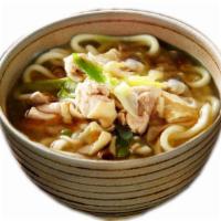 Yaki Udon Noodle · Stir-fried chicken, beef or shrimp with fresh vegetable and noodle. Served with miso soup or...