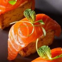 Build Your Own Crispy Salmon Sushi · Crispy Salmon Sushi, Chipotle Mayo and Soy Glaze