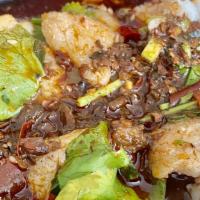 Fish Fillet Mao Cai · Spicy. Fish fillet, quail egg, fish tofu, fish balls, mushroom, broccoli, tapioca flour, and...