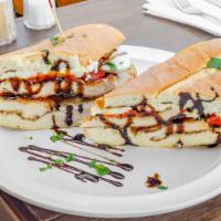 Chicken Cutlet Special · Roasted peppers, fresh mozzarella and balsamic.