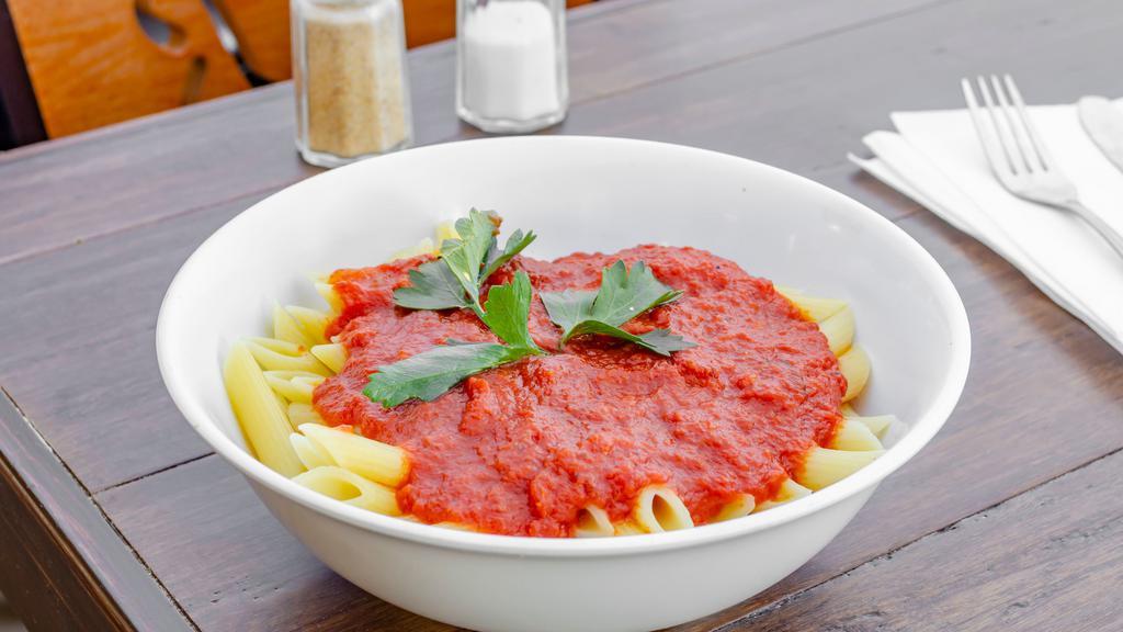 Tomato Sauce · Your choice of pasta