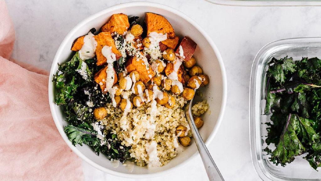 Quinoa Bowl · Organic quinoa with any toppings of your choice.