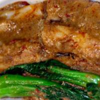 ✈️Kul/ 馬來咖喱雞 · Malaysian Curry Chicken, Potatoes, Curry Sauce, Chinese Greens.