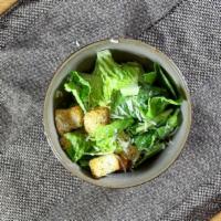 Caesar Salad · Romaine lettuce, croutons, Parmesan cheese and Caesar dressing.