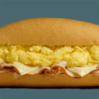 Hoagie - Scrambled Eggs - Honey Smoked Turkey · Contains: Scrambled Eggs