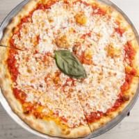 Margherita Pizza · With tomato sauce and mozzarella.