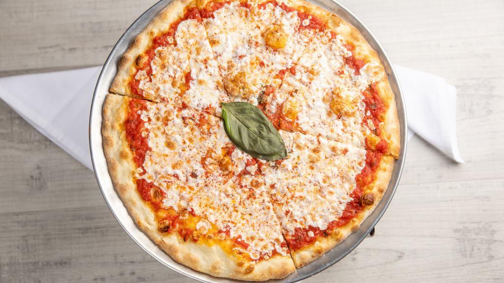 Margherita Pizza · With tomato sauce and mozzarella.