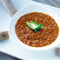 Missir · Slow Simmered Red Lentil Stew | Fiery Berbere Sauce | Minced Onions