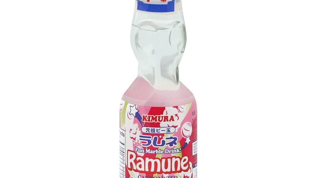 Ramune · Strawberry or lychee.