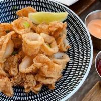 A-17 Crispy Calamari · Crispy fried calamari served with sweet chili sauce and spicy mayo. **If you need plastic ut...