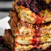 Peanut Butter & Jelly (Stuffed French Toast) · Delicious French toast cooked to perfection and stuffed with Peanut butter & Jelly.