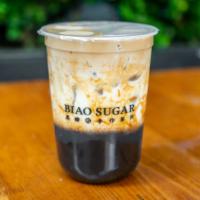 Brown Sugar Boba Milk W. Coffee Foam And Jelly · Coffee flavor brown sugar boba milk!! Very delicious! Sugar and ice level fixed for better t...