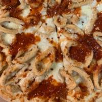 Fried Calamari Pizza · 