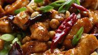 *Szechuan Chicken (Shrimp, Beef) & Fried Rice · Spicy.