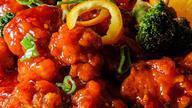 *Hunan Chicken (Shrimp, Beef) & Fried Rice · Spicy.