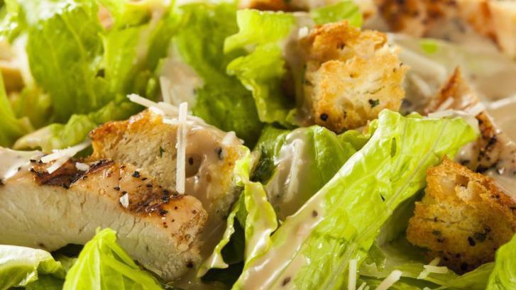 Caesar Salad · Romaine lettuce, croutons, shredded pecorino, and our homemade Caesar dressing (no raw eggs or anchovies in the dressing).
