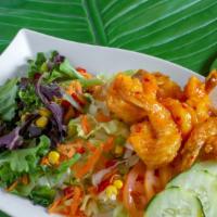 Sweet Chilli Shrimp Salad · 
