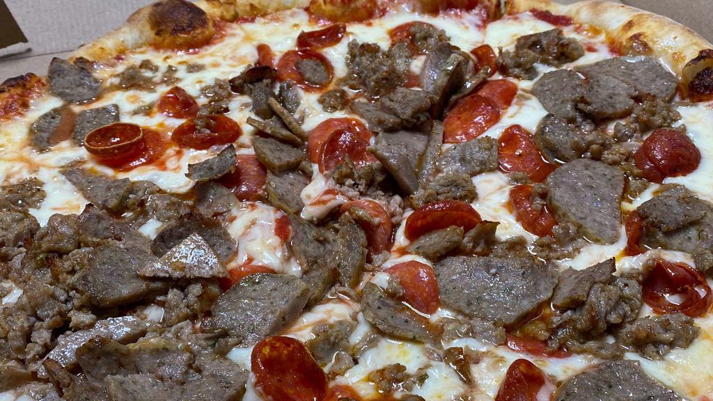 Meat Lovers Pizza · sausage, pepperoni, meatball