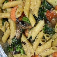 Pasta Primavera · Mixed vegetables, marinara or garlic and oil.