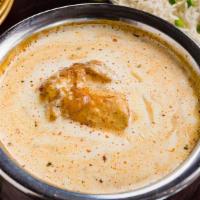 Murgh Korma · Chicken malai kabab in a creamy nut sauce.