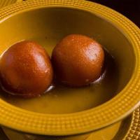 Gulab Jamun · Cardamom milk balls in sugar and rose syrup