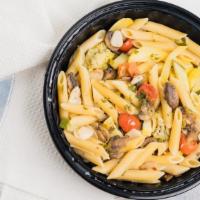 Penne Primavera · Medley of garden vegetables - garlic and olive oil - whole wheat penne
