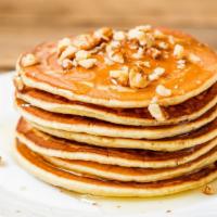 Walnuts Pancakes · Delicious fluffy pancakes with delicious walnuts.