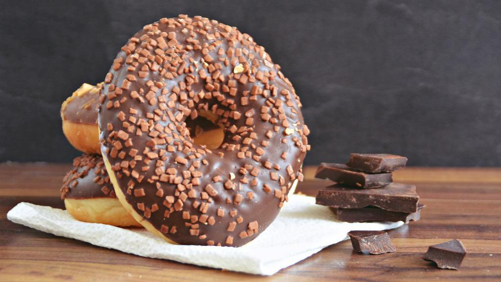 Chocolate Donut · Sweet yummy chocolate donut.