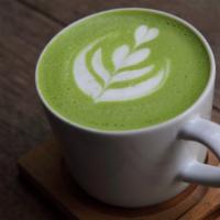 Green Tea Latte · Caffeinated matcha and steamed milk.