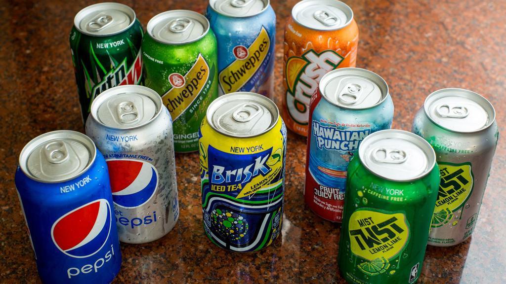Canned Beverages · Choose from a variety of beverages.