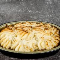 Potato Crusted Shepherd'S Pie · Ground beef filled pie with whipped potato topping.