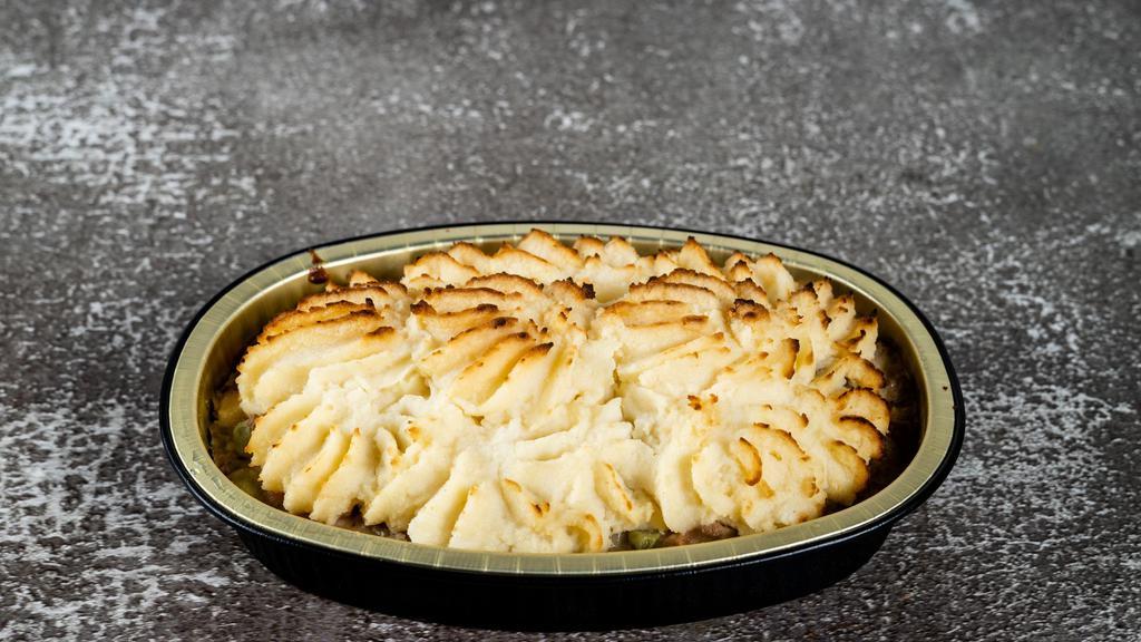 Potato Crusted Shepherd'S Pie · Ground beef filled pie with whipped potato topping.