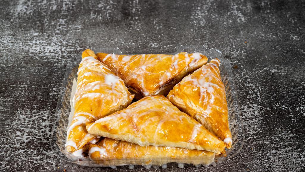 Mini Apple Turnovers · Flour, eggs, sugar, butter, cinnamon, fresh apples.