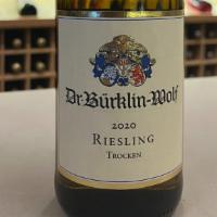 Dr Burklin Wolf Estate Riesling 2020 · Classic dry riesling: citric and stone-fruit aromas with a touch of mineral on the nose, amp...