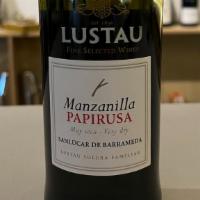 Emilio Lustau Manzanilla Papirusa Sherry · Superbly dry and light sherry, plenty of salinity and savory vibes here, perfect for sherry ...
