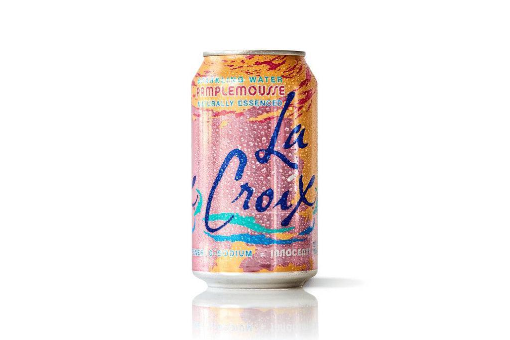 Grapefruit La Croix Sparkling Water · Sparkling water with a hint of grapefruit, aka pamplemousse (french for ‘grapefruit’).