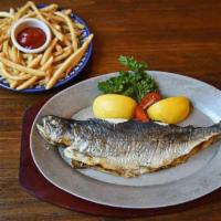 Grilled Trout W/ Garlic Butter · 