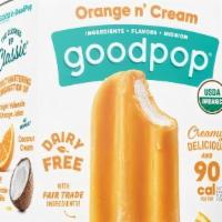 Goodpop Orange N' Cream Popsicle (2.5 Oz X 4-Pack) · Orange n' Cream is a mouthwatering combination of Organic orange juice and coconut cream. It...